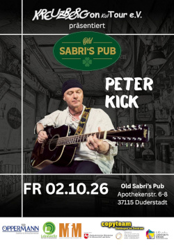 Peter Kick *live* im Old Sabri's Pub